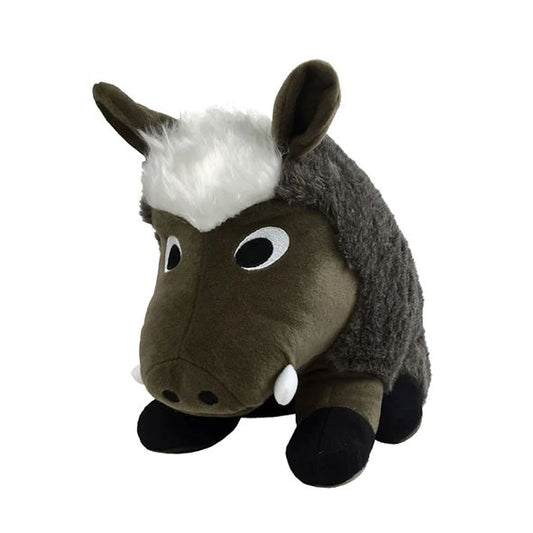 14" Warthog Plush Dog Toy – Colossals Line for Large Dogs