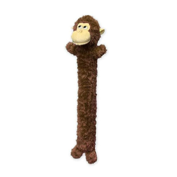 Monster Max 45" Plush Dog Toy – Brown | Giant Toy with Squeakers & Grunter
