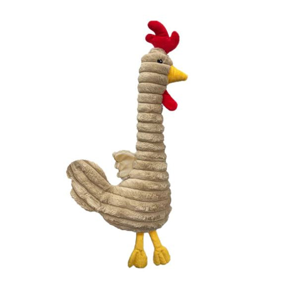 Farm Friends 31" Rooster Dog Toy – Durable Plush with Multi Noisemakers